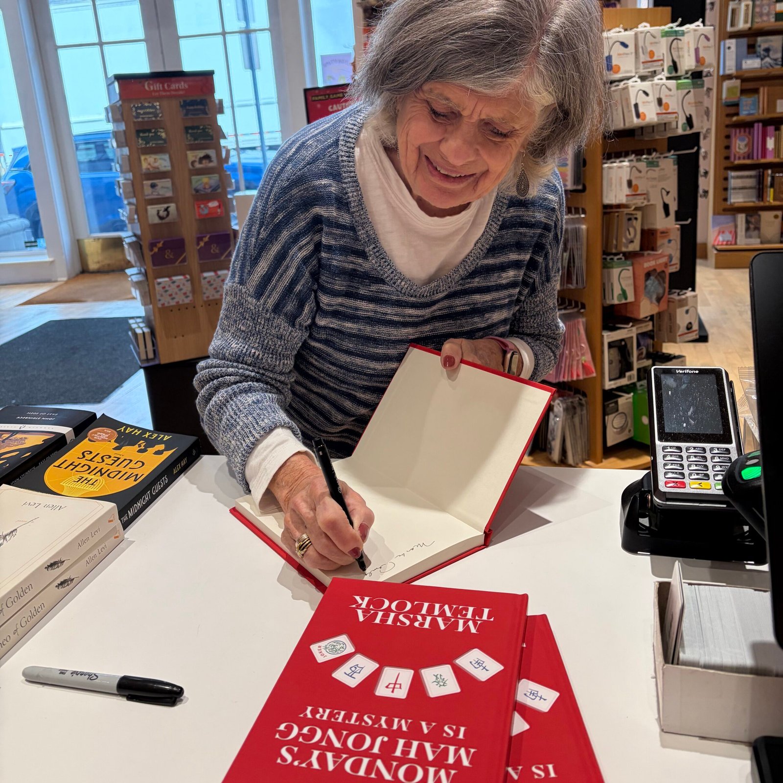 Signing Books at Westport BN